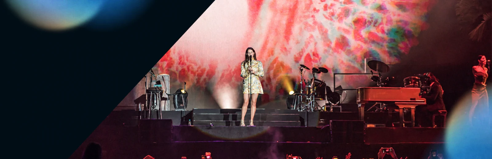 Concert stage artwork for Platinum VIP yacht hospitality