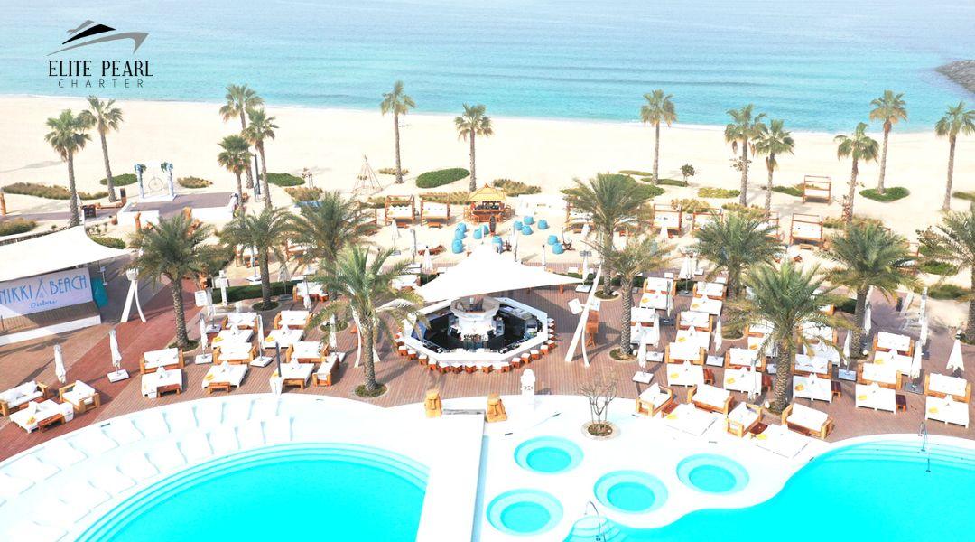 Chartering a yacht at Nikki Beach Dubai