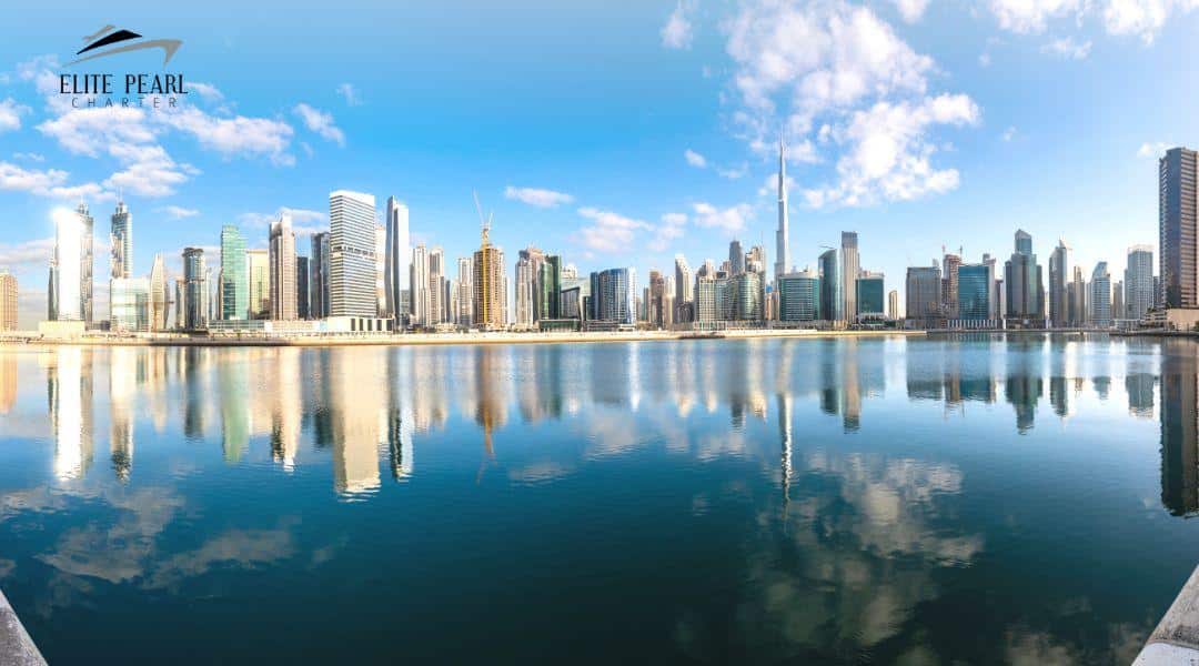 Chartering a yacht at The Dubai Creek