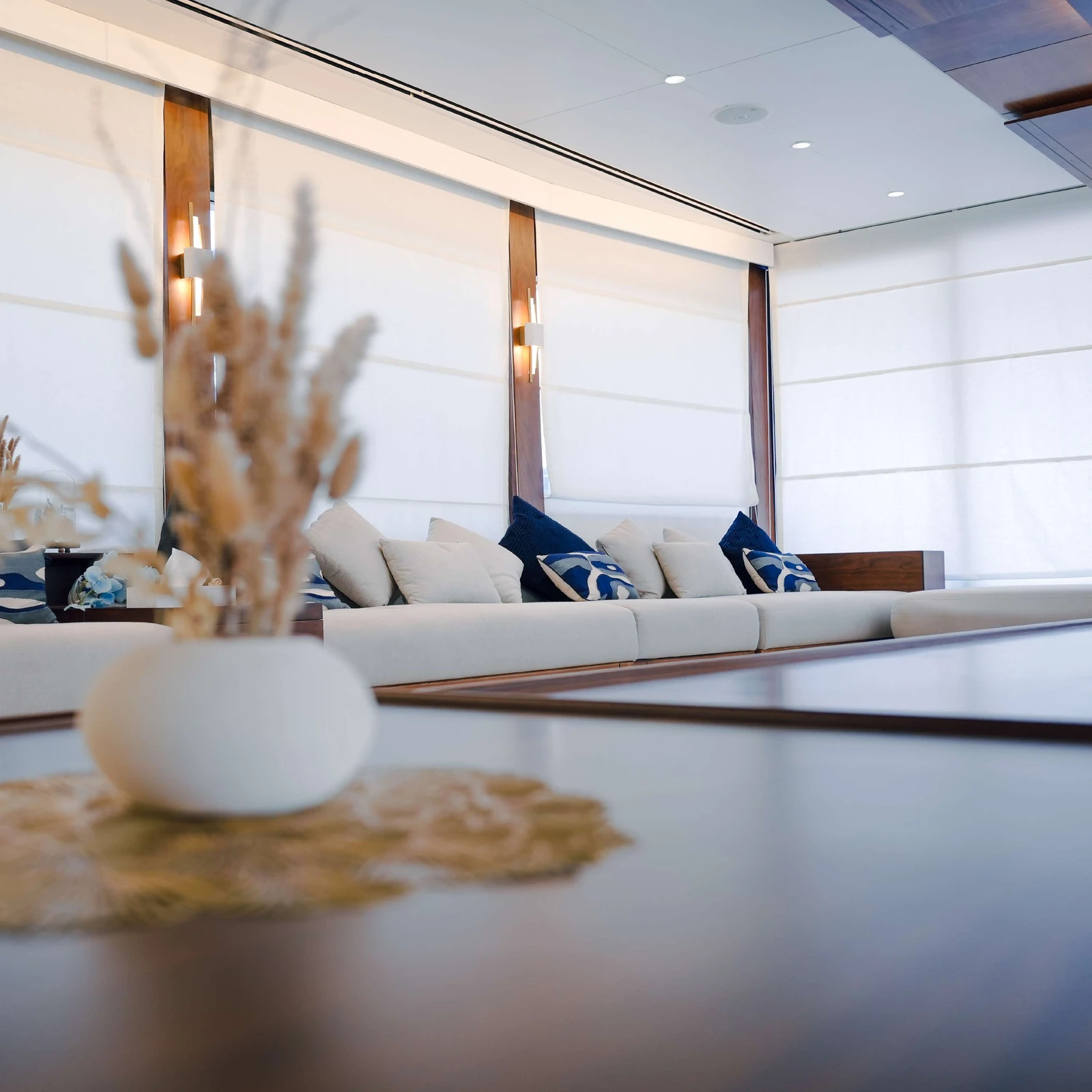 Salama interior lounge and table detail