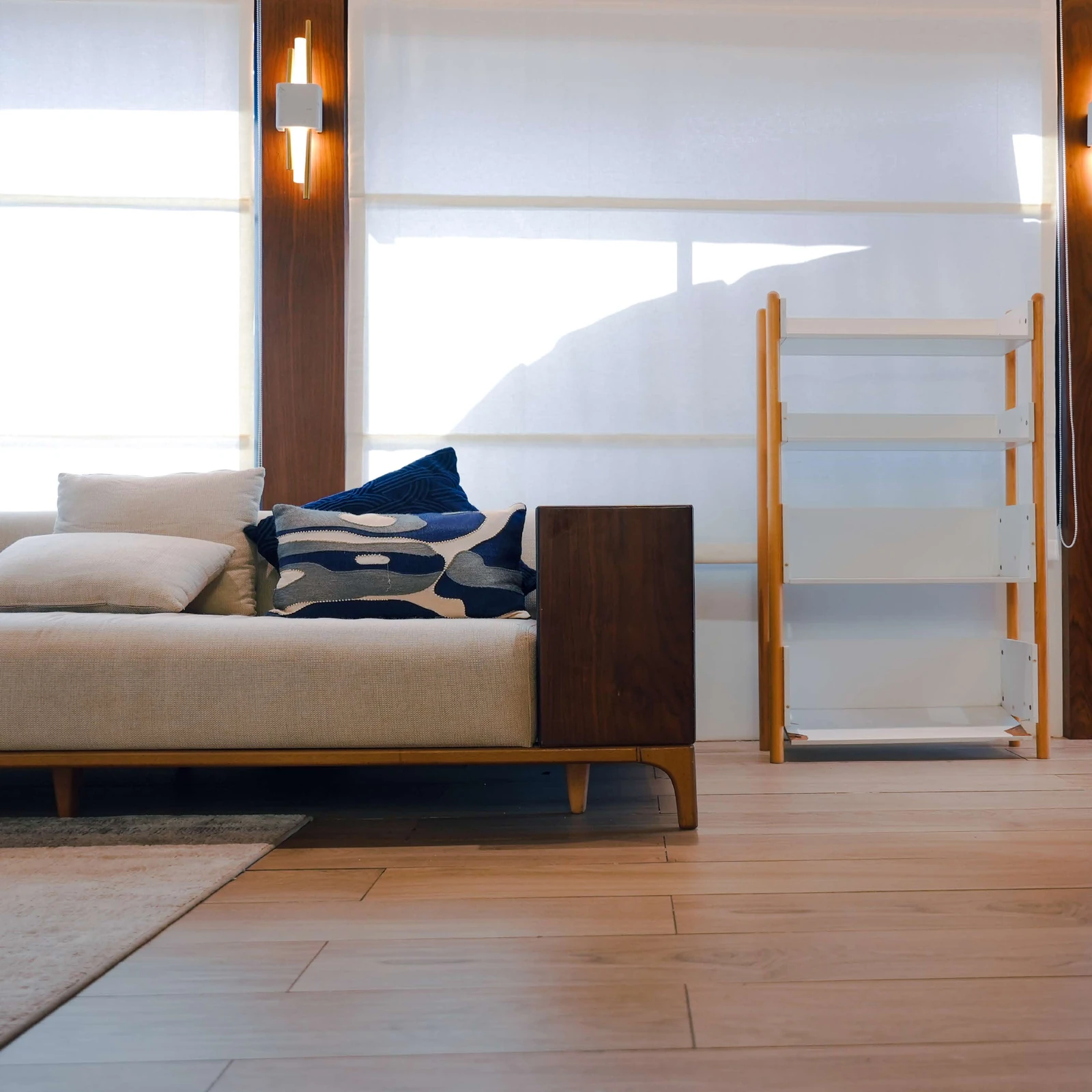 Salama lounge seating beside the windows
